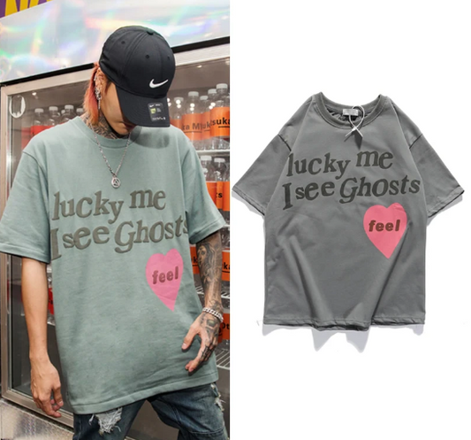 YE “Lucky Me I See Ghosts” T-Shirt